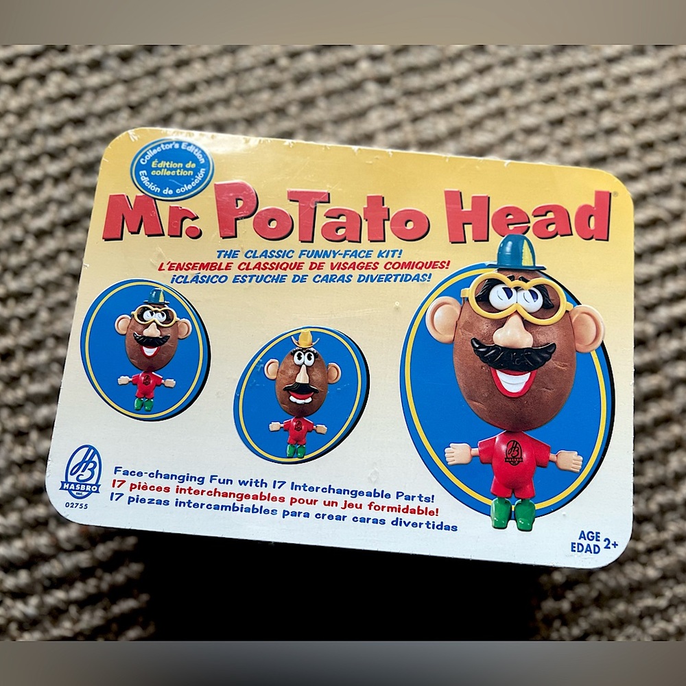RARE Hasbro Mr. Potato Head Toy Collector’s Edition Tin NEW OLD STOCK